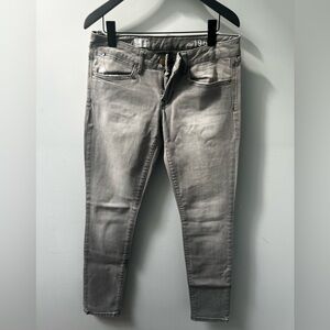 Women's Gray Straight Leg Jeans
